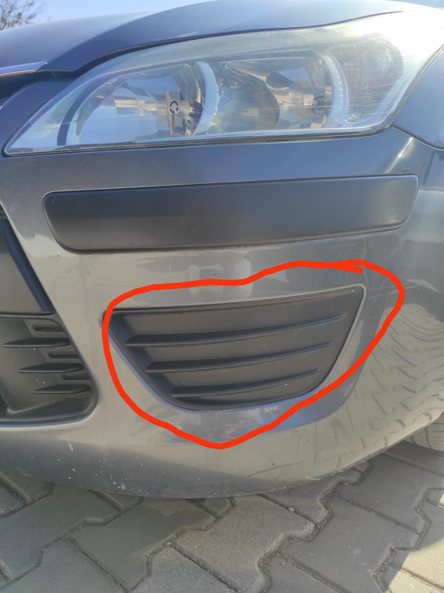 Citroen C4 Uyumlu Sis Farı Kapağı