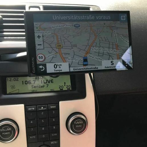Volvo C30 S40 V50 C70 Uyumlu GARMIN DriveSmart 65 Montaj Kitı
