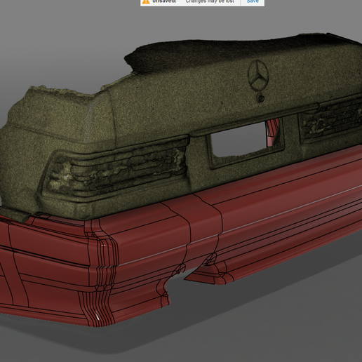 Mercedes W201 190 Uyumlu Arka Tampon