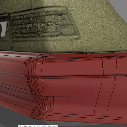 Mercedes W201 190 Uyumlu Arka Tampon