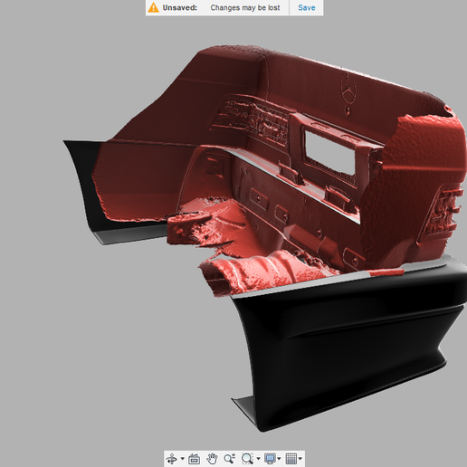 Mercedes W201 190 Uyumlu Arka Tampon Parçası