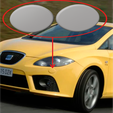 SEAT Leon 2 Uyumlu Far Suyu Kapağı