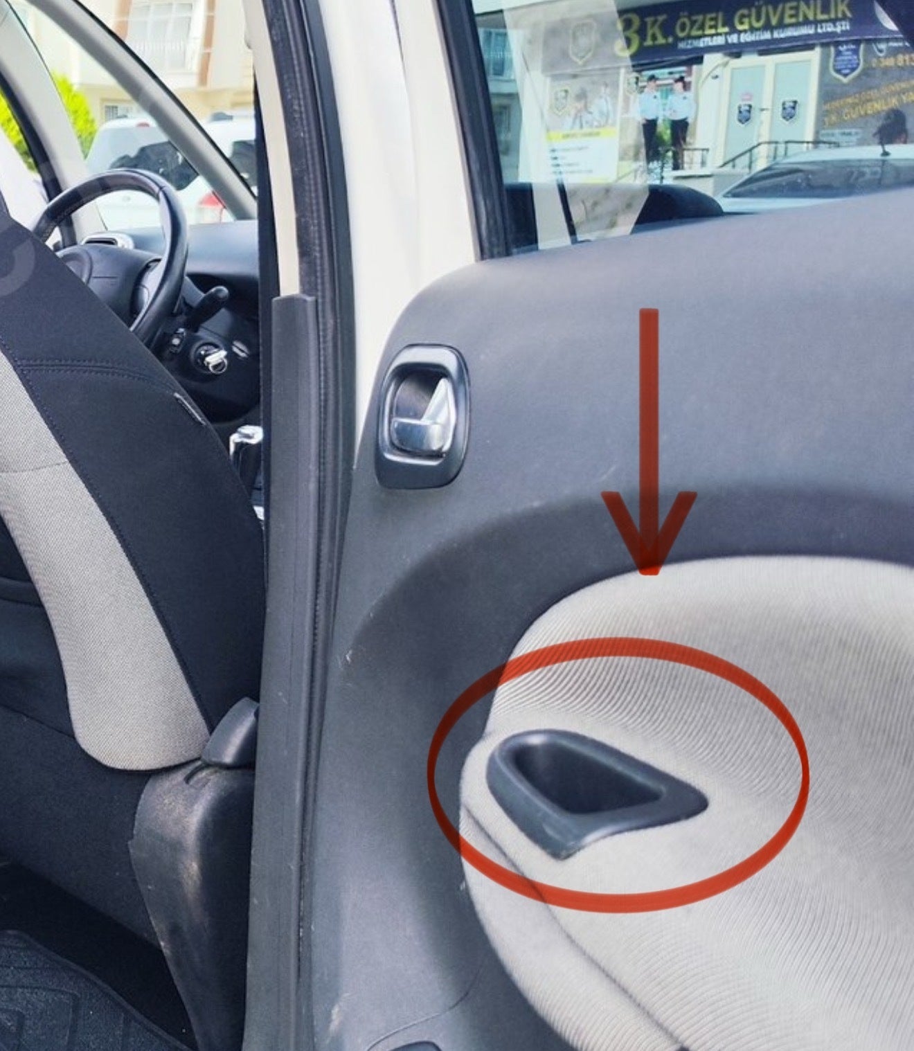 Citroen C3 Picasso Uyumlu Arka Kapı Cebi Kapağı