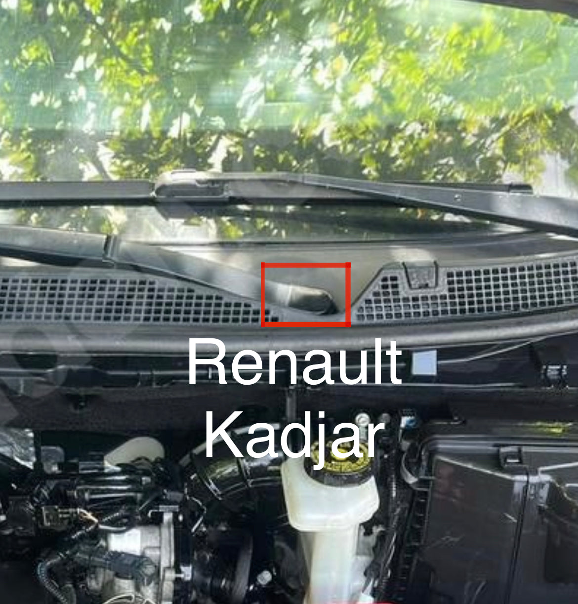 Renault Kadjar Uyumlu Silecek Kolu Kapağı