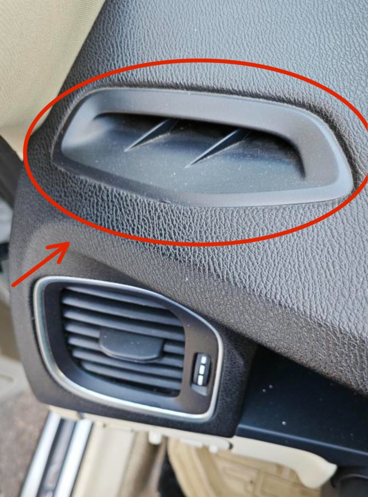 Volvo S60 Left Uyumlu Ventilation Izgarası (Sol)