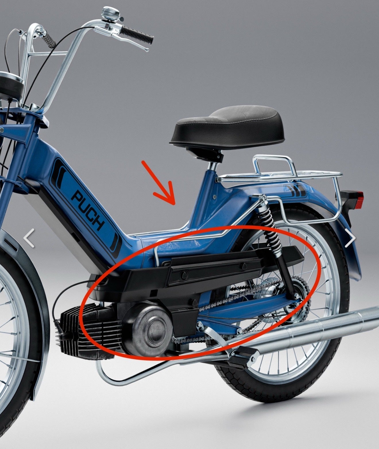 Puch 50 Maxi S Moped Uyumlu Fairing Grenaj