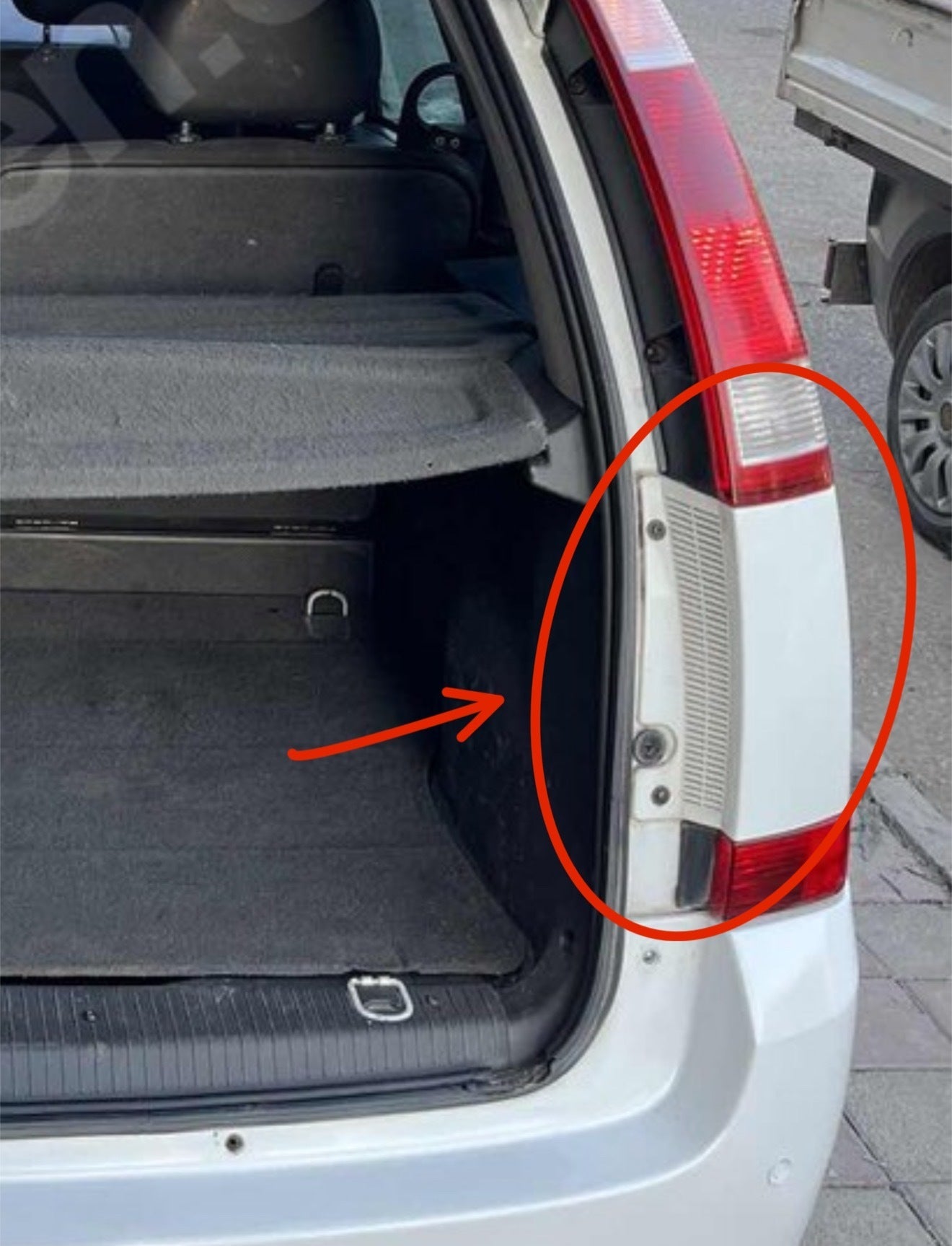 Opel Meriva Uyumlu Arka Stop Kapağı