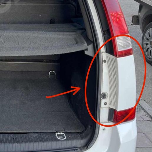 Opel Meriva Uyumlu Arka Far Kapağı