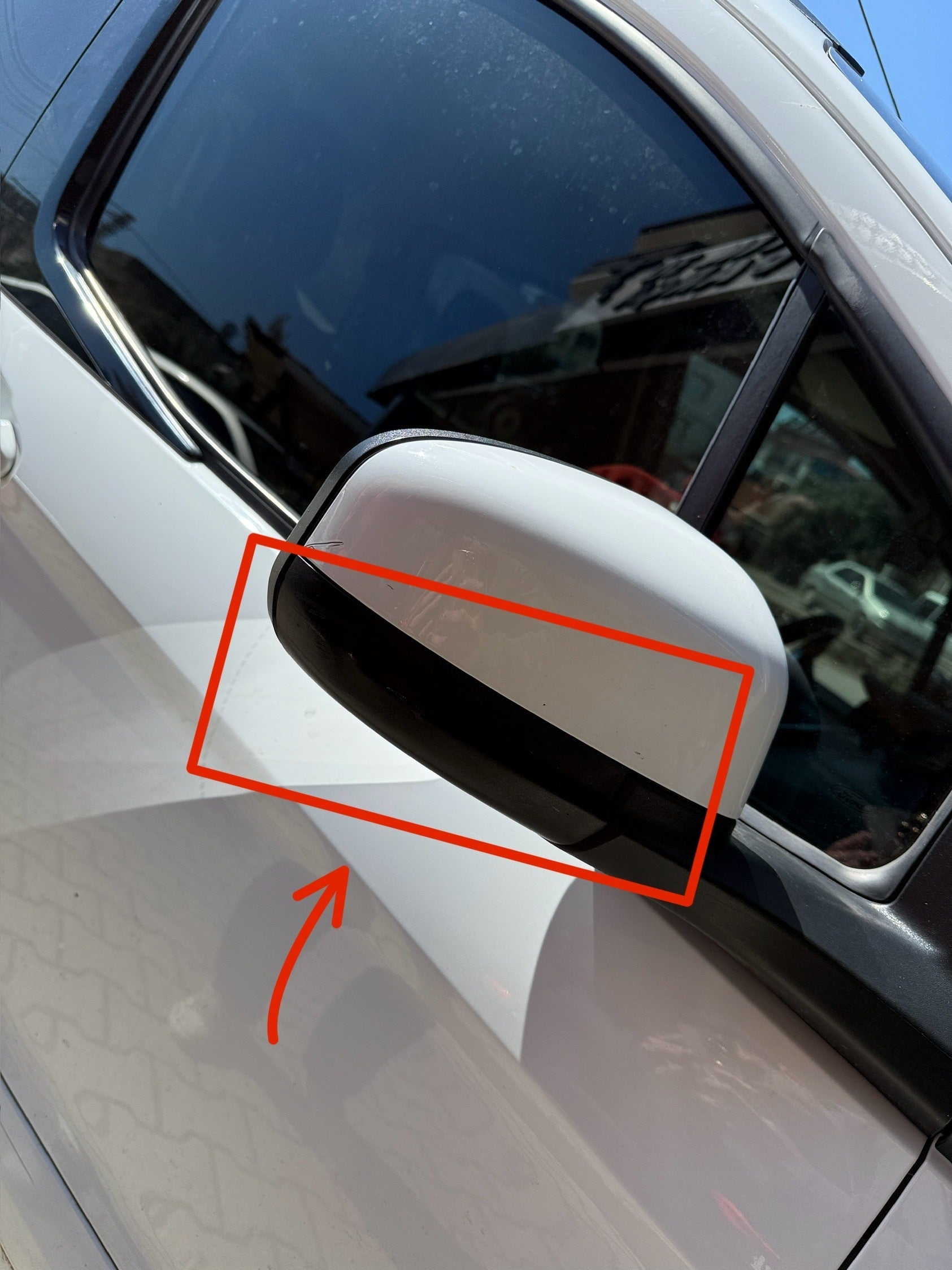 Ford Tourneo Courier Uyumlu Ayna Alt Kapağı