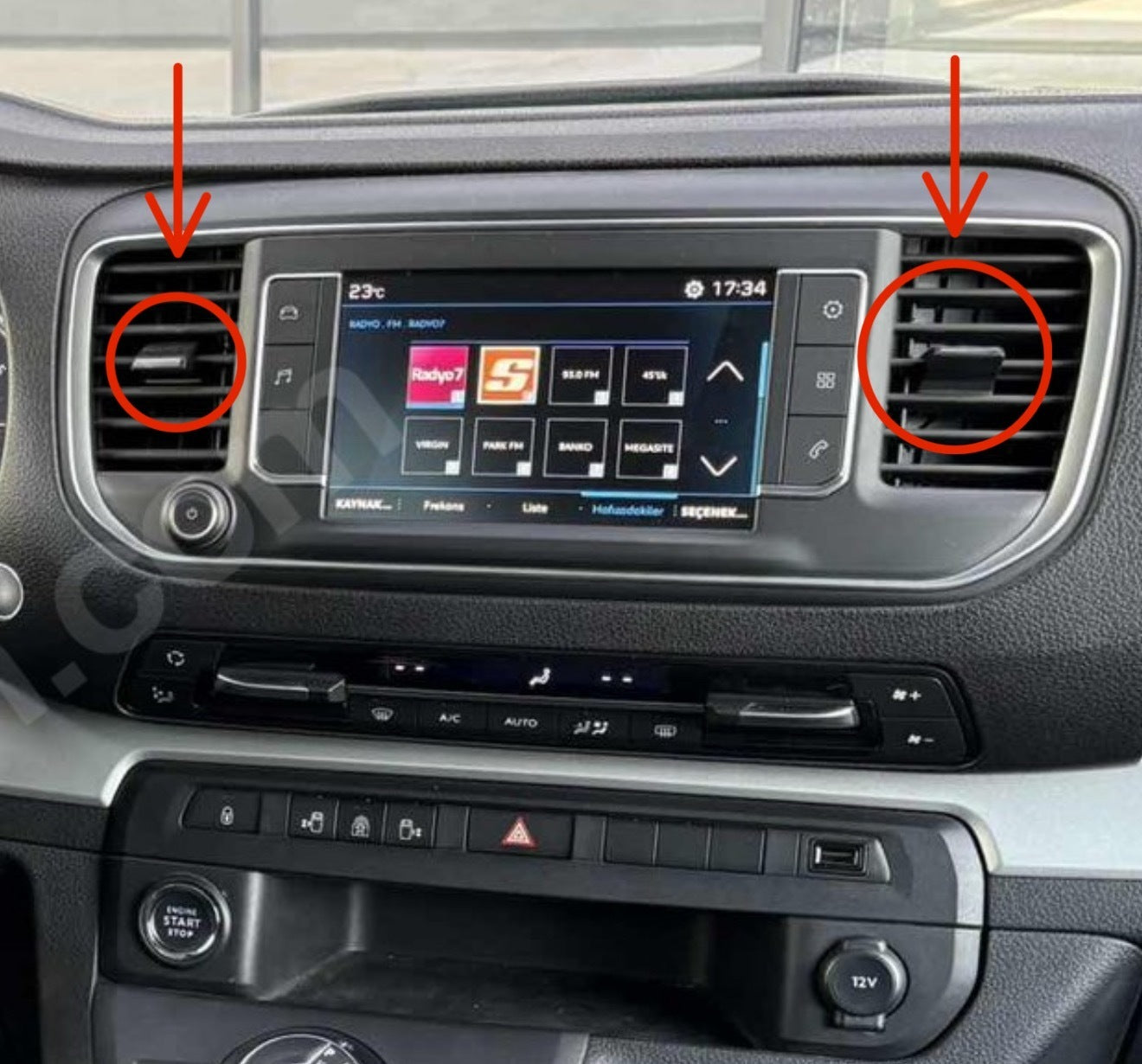Peugeot Traveller Expert Uyumlu Kalorifer Izgarası