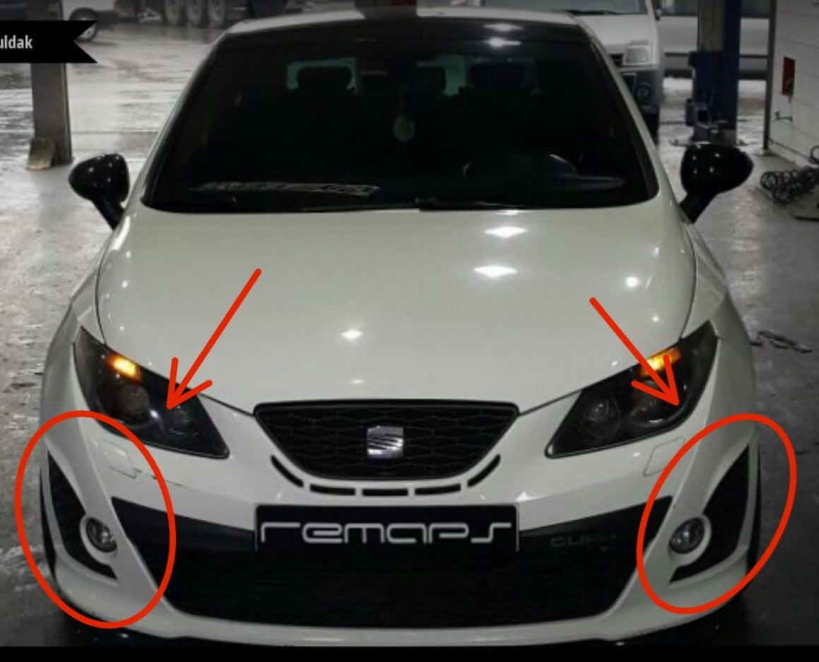 Seat Ibiza Cupra Ön Tampon Sis Farı Çerçevesi