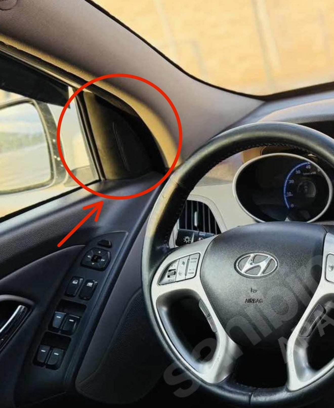 Hyundai ix35 Tweeter Uyumlu Kapağı Kapı Hoparlör Kapağı