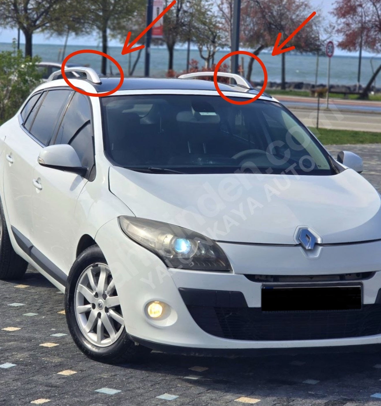 Renault Megane 3 Station Wagon Tavan Uyumlu Çıtası Kapağı