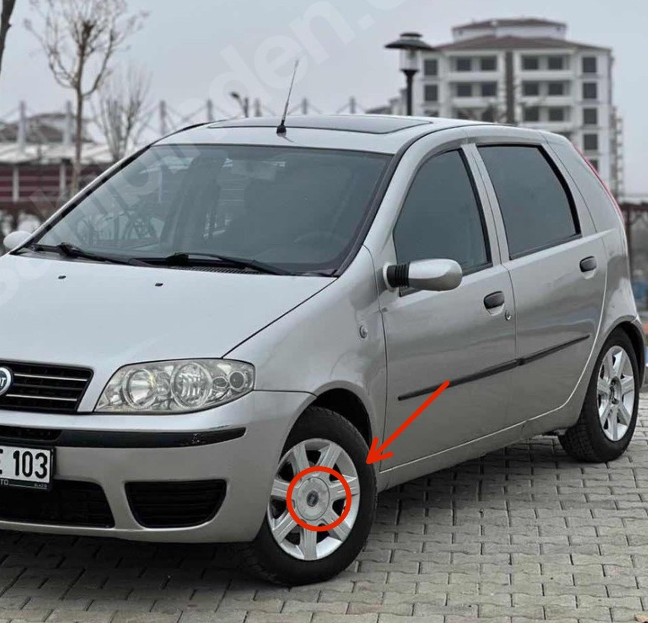 Fiat Punto Jant Uyumlu Göbeği