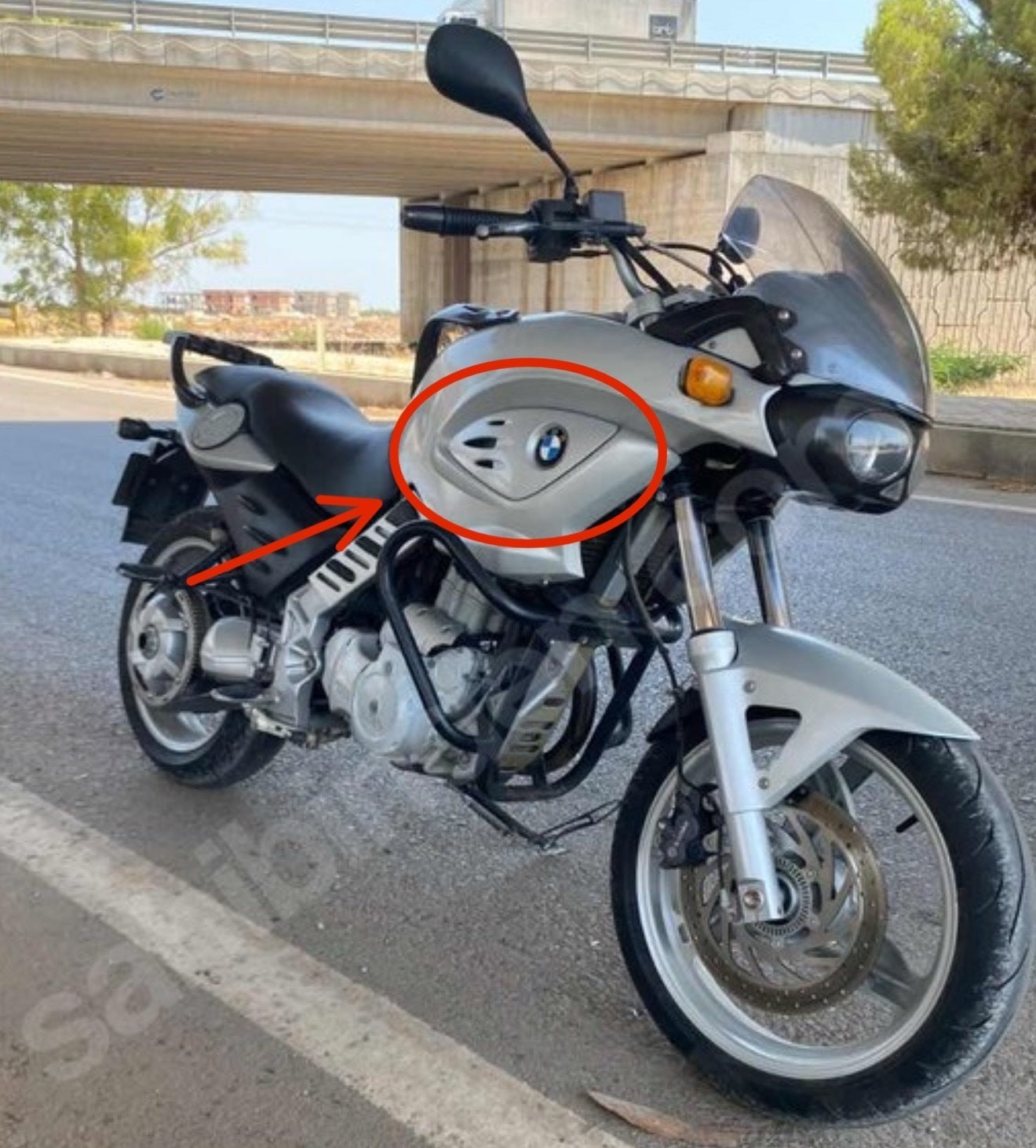 BMW F 650 Cs Yan Grenajlar Uyumlu