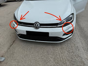 Volkswagen Golf 7.5 R Uyumlu Tampon Far Yıkama Kapağı