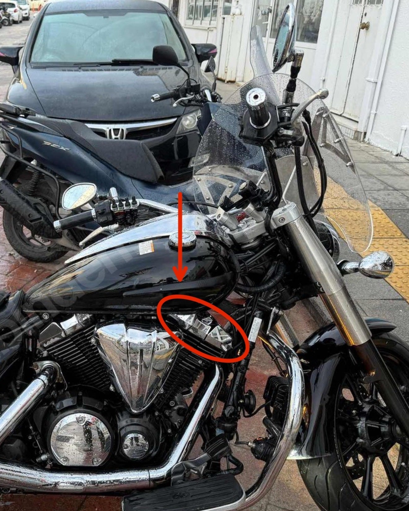 Yamaha Xvs 950 A Uyumlu Fairing Grenaj Kapağı