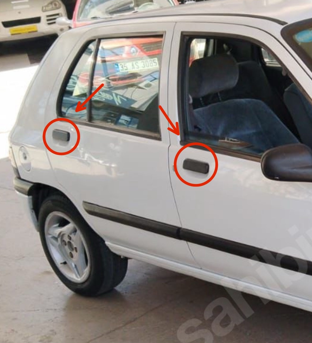 Renault Clio 1 Uyumlu Kapı Kolu