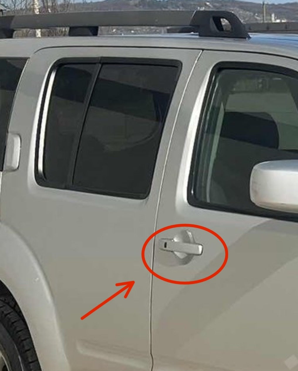Nissan Pathfinder Uyumlu Kapı Kolu Kapağı
