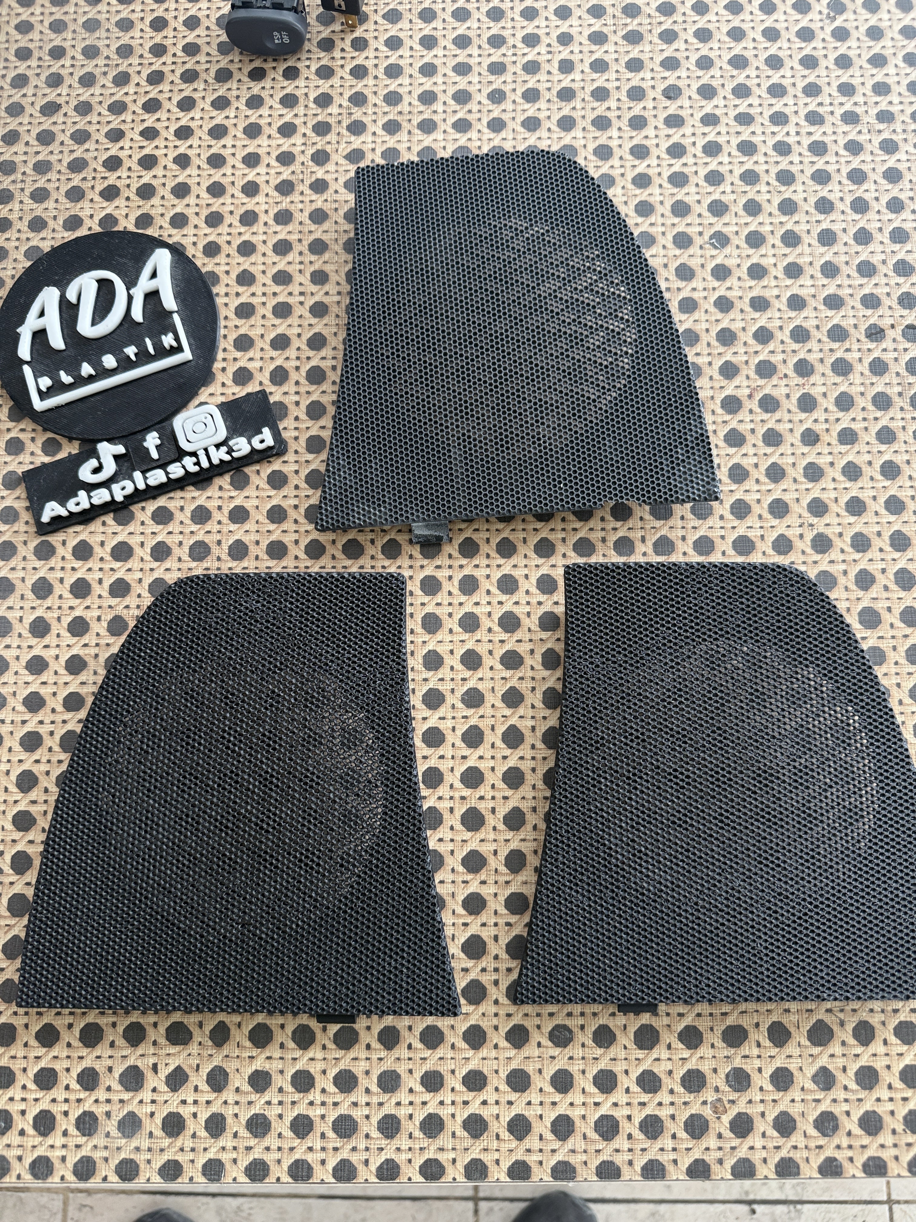 Smart Roadster Uyumlu Speaker Kapı Hoparlör Kapağı
