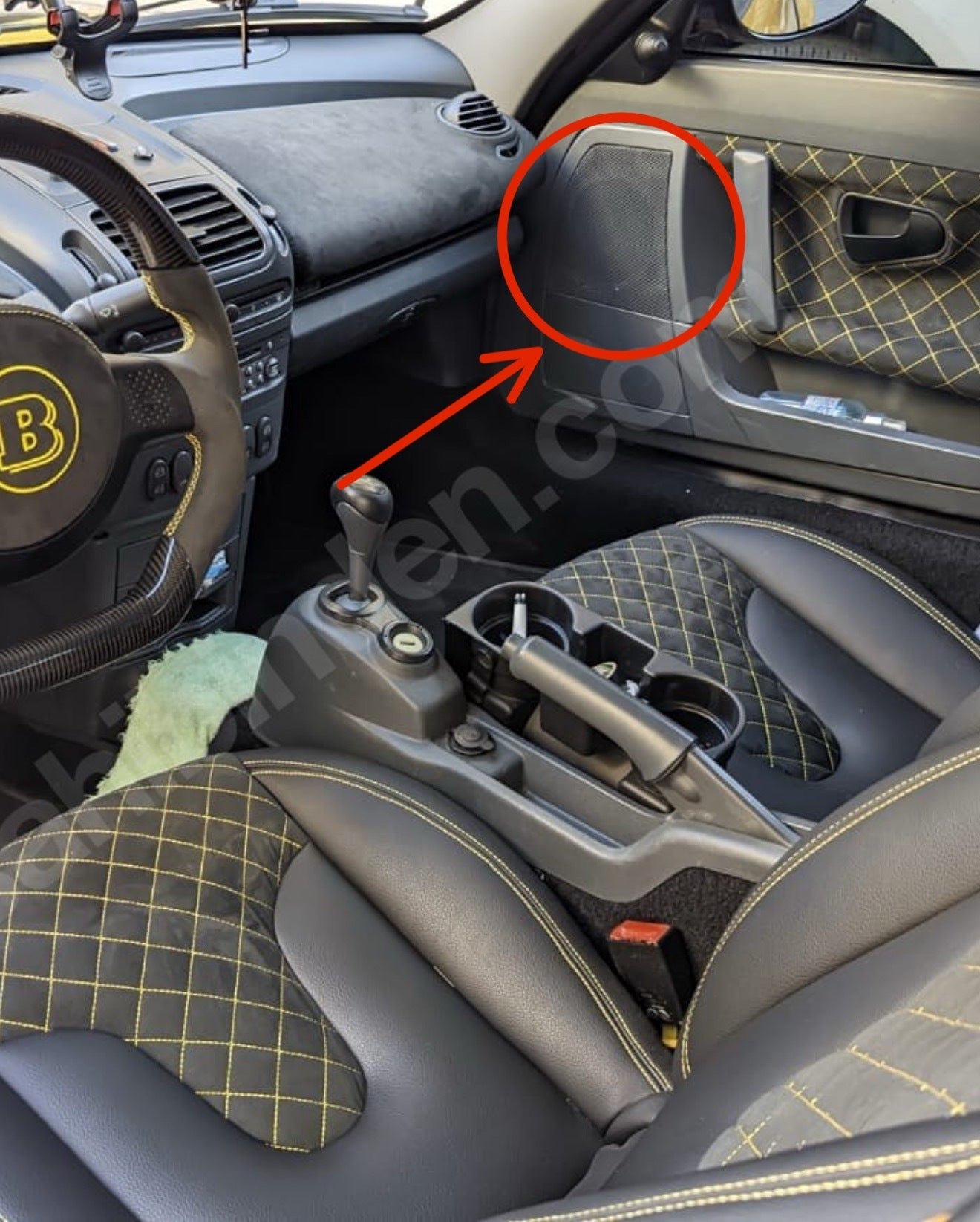 Smart Roadster Uyumlu Speaker Kapı Hoparlör Kapağı