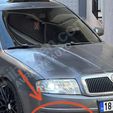 Skoda Superb Uyumlu Sis Farı Çerçevesi