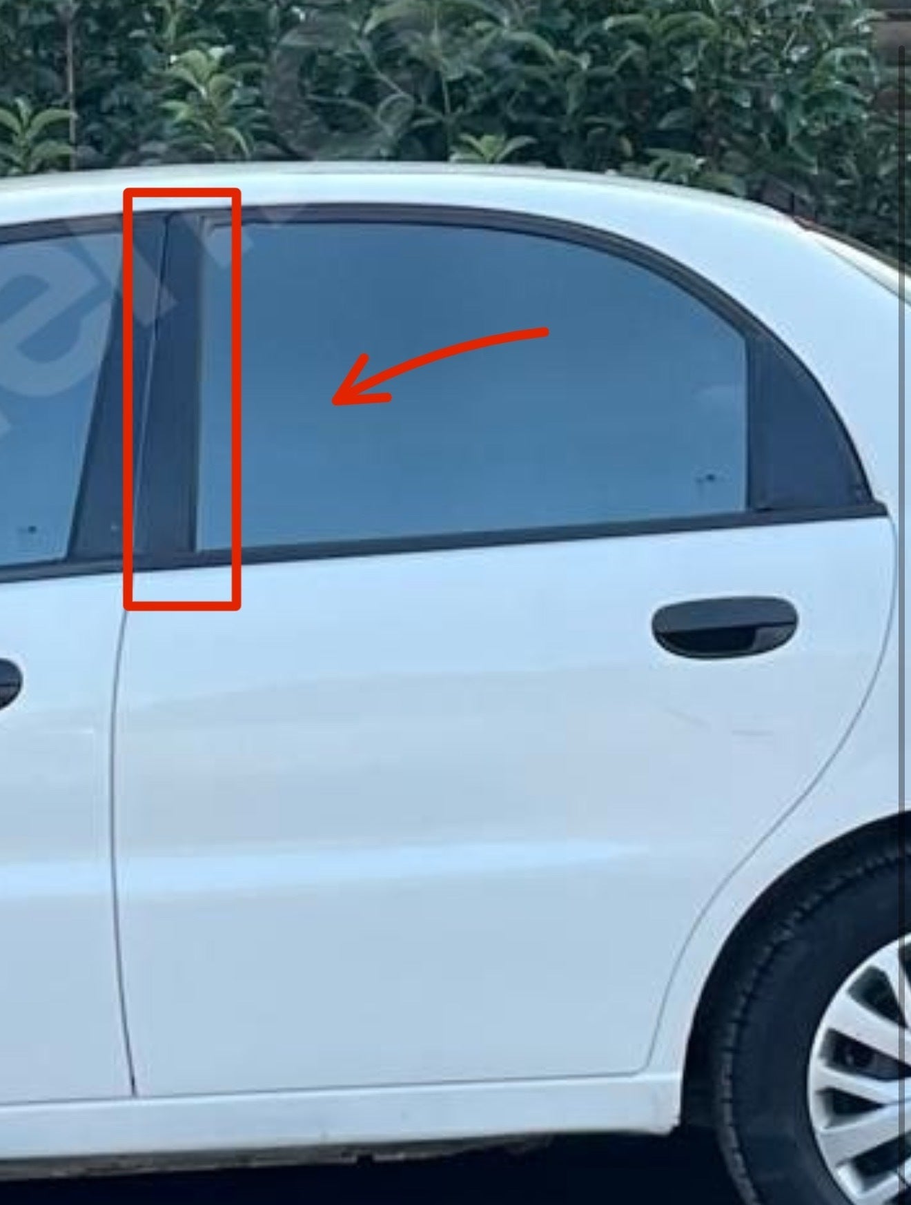 Daewoo Lanos Uyumlu Pillar For Doors Arka Kapı Orta Direk Kaplaması