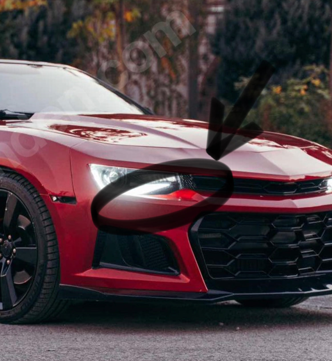 Chevrolet Camaro Uyumlu Far Alt Çıtası