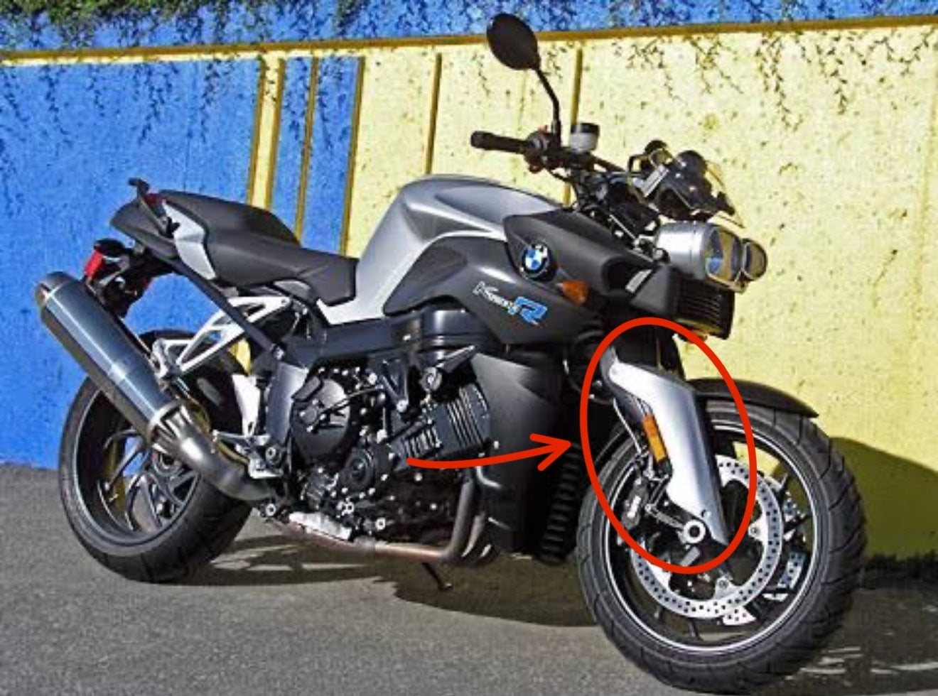 BMW K R Uyumlu Shock Absorber Fairing Amortisör Çamurluk Grenaj Çıtası
