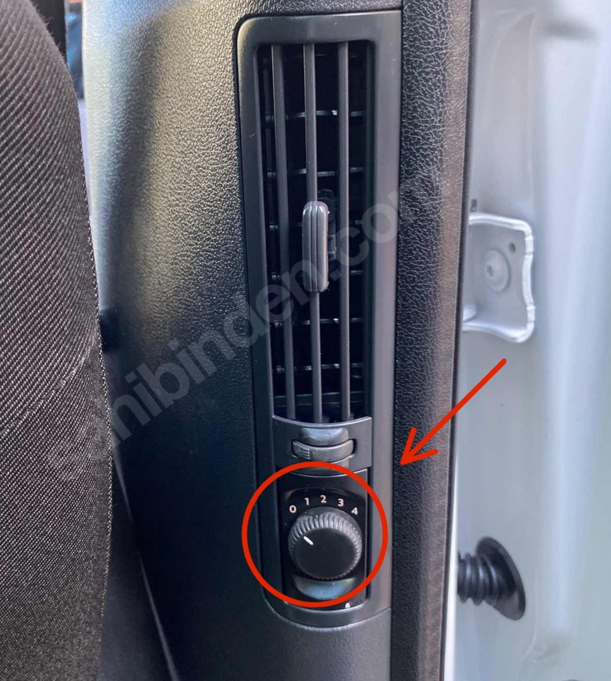 Peugeot 5008 Uyumlu Kalorifer Kademe Düğmesi