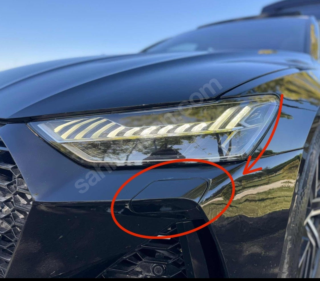 Audi A7 RS7 Uyumlu Tampon Far Yıkama Kapağı