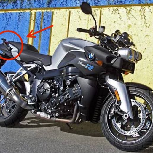 K 1200 R Uyumlu Arka Koltuk Tutma Kolu