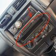 Mazda 623 Uyumlu Radyo Alt Kapağı