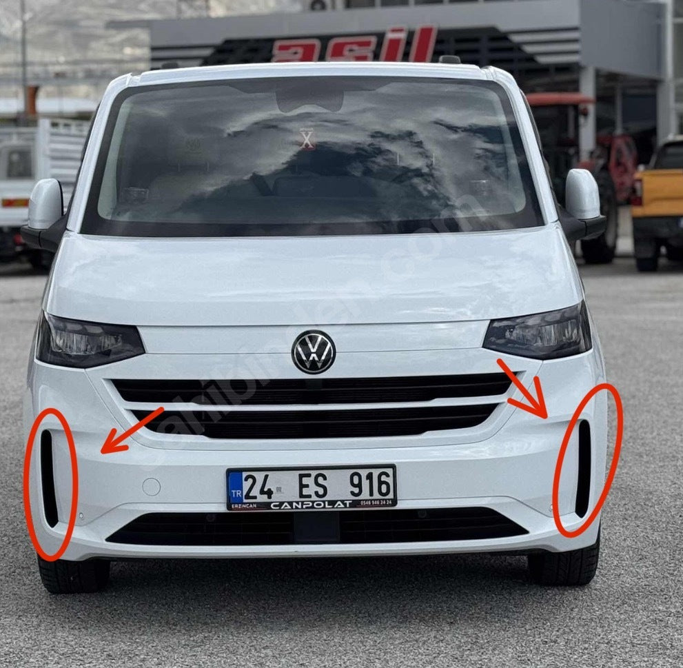 Volkswagen Multivan T7 Caravelle Uyumlu Foglight Ön Tampon Sis Farı Kapağı