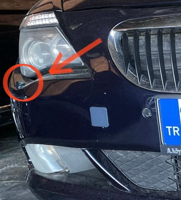 BMW E63 E64 635d Coupe Uyumlu Far Yıkama Kapağı