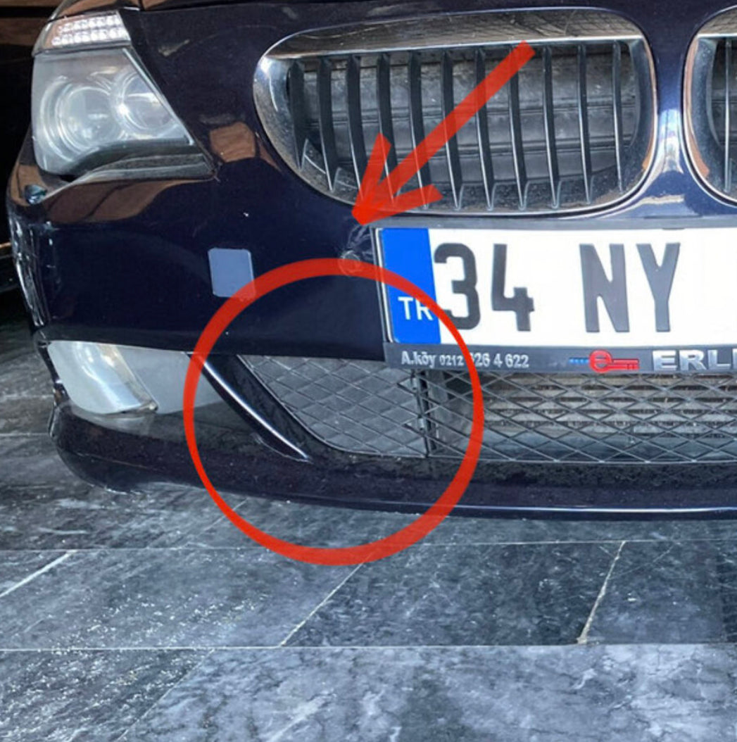 BMW E63 E64 635d Coupe Uyumlu Ön Tampon Bakeliti
