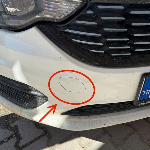Fiat Egea Uyumlu Ön Bumper Drawbar Cover
