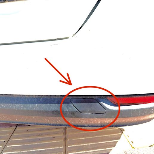 Fiat Egea Uyumlu Arka Bumper Drawbar Cover