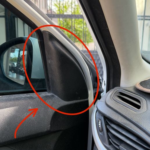 Fiat Egea Uyumlu Ayna İç Kapağı