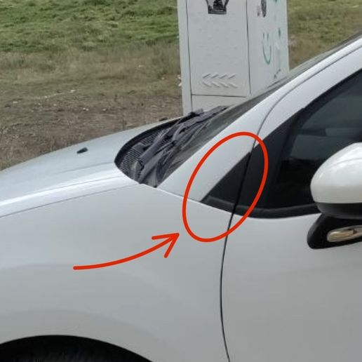 Citroen C3 Uyumlu Ayna Üçgen Kapağı