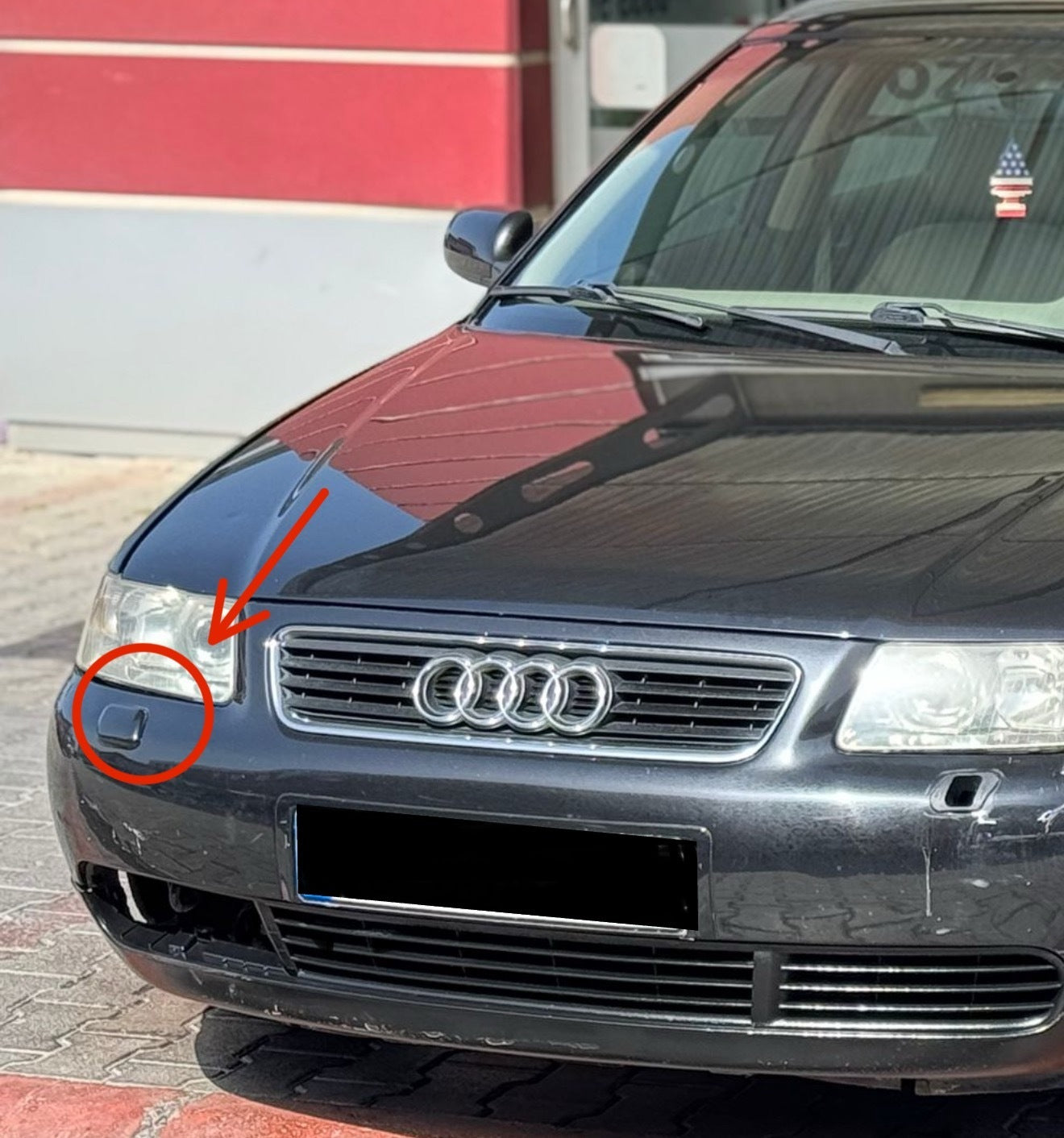 Audi A3 Uyumlu Far Yıkama Kapağı