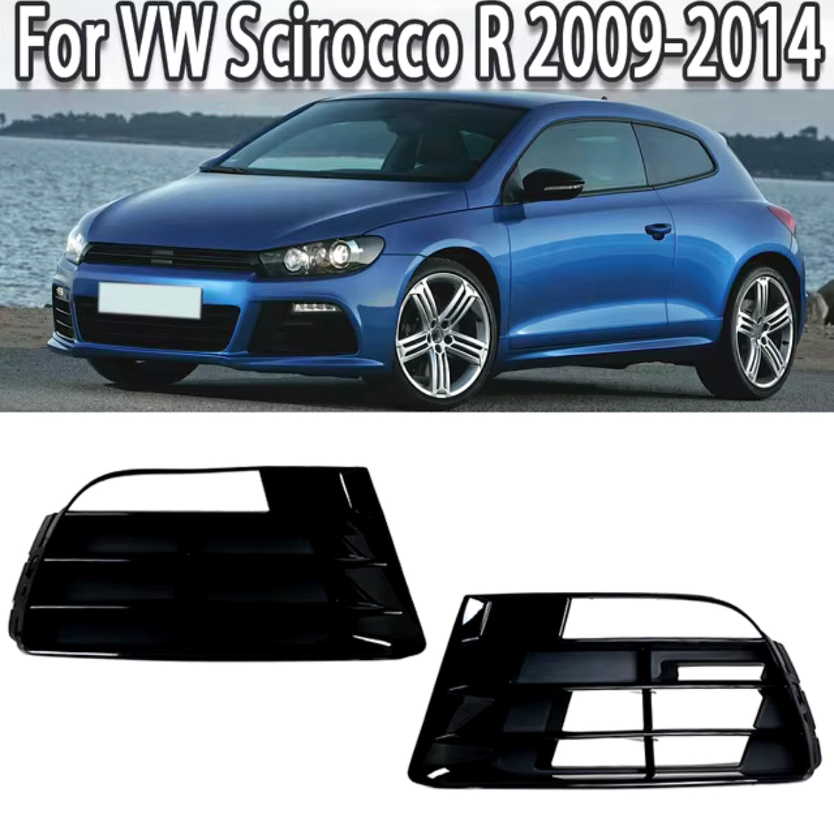 Volkswagen Scirocco R Uyumlu Tampon Sis Farı Çerçevesi