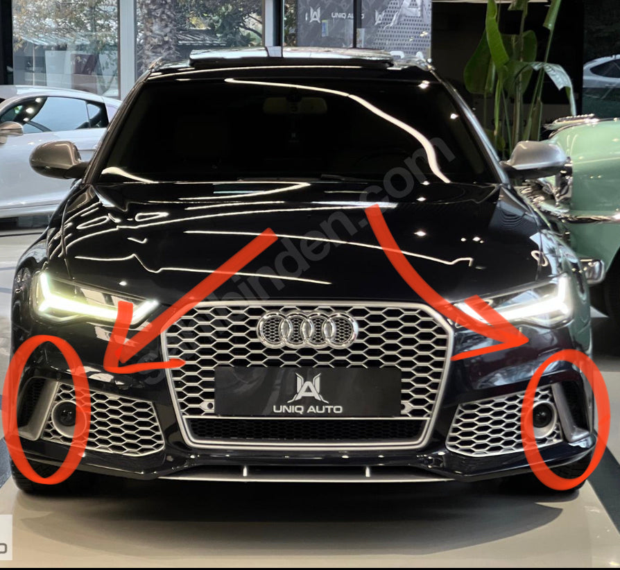 Audi A6 RS6 Uyumlu Sis Farı Çerçeve Kapağı Parçası