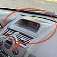 Renault Megane 2 Uyumlu Saat Radyo Çerçevesi