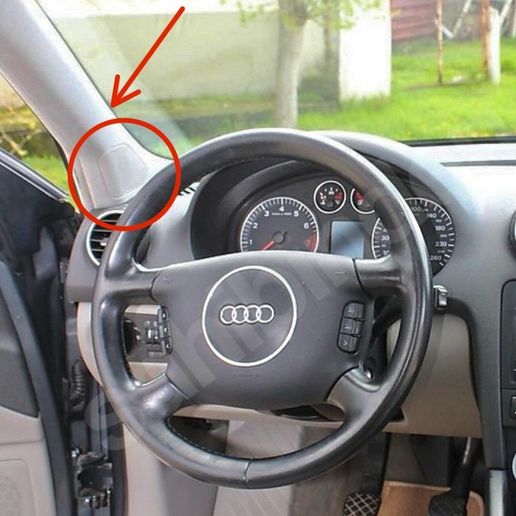 Audi A3 Uyumlu Ön Pillar Hoparlör Kapağı
