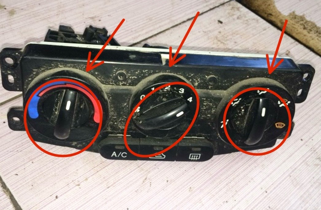 Kia Rio Klima Panel Uyumlu Düğmesi