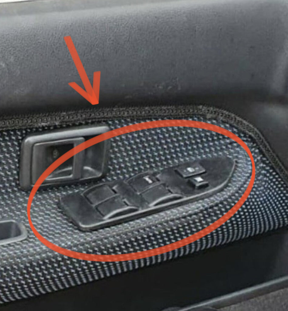 Toyota Corolla AE92 Uyumlu Cam Açma Düğme Çerçevesi