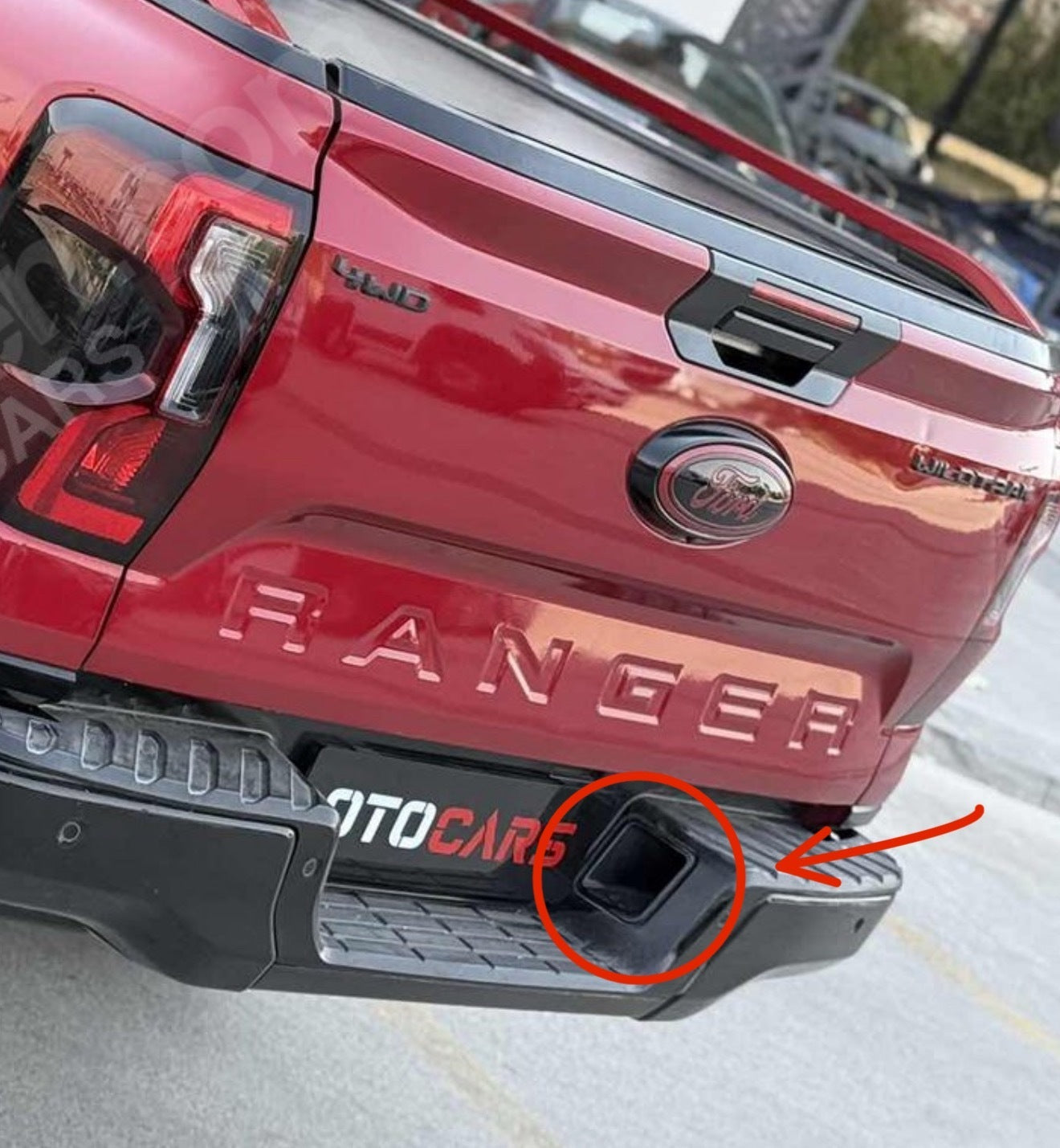 Ford Ranger Uyumlu Arka Tampon Kapağı