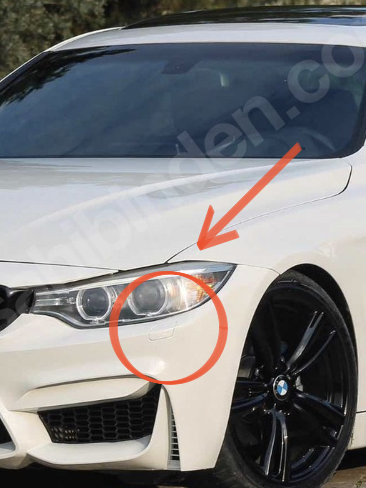 BMW F80 Uyumlu Far Yıkama Kapağı