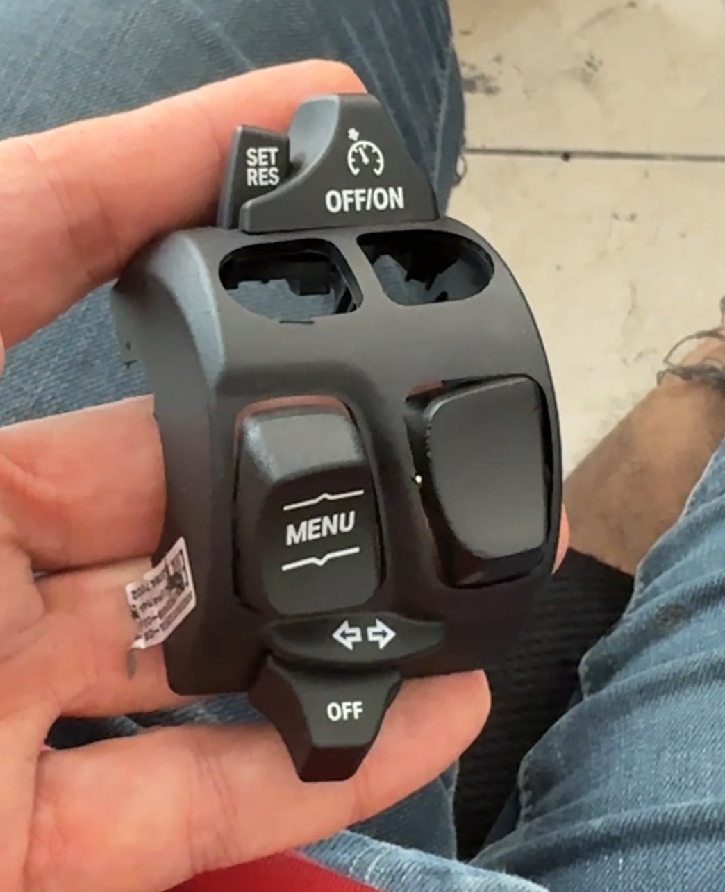 BMW GS 1300 Menü Uyumlu Düğmesi